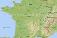 France Physical Map How To Shop For Thrift Store Fashion Finds